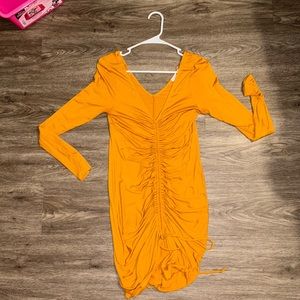 Body Con FashionNova Scrunched Dress